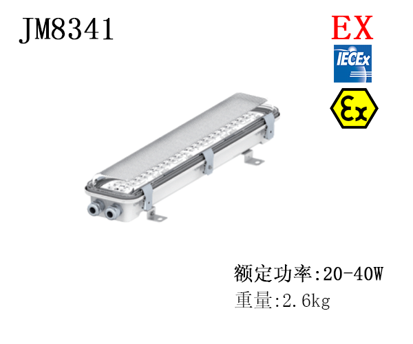 JM8341防爆LED荧光灯20-40W